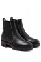 Christian Louboutin Afară Lina Impodobita Piele Glezna BootsChristian Pantofi Louboutin