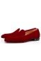 Christian Louboutin Mocasini Nilou Loubi Pantof Rosu