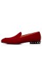 Christian Louboutin Mocasini Nilou Loubi Pantof Rosu