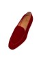 Christian Louboutin Mocasini Nilou Loubi Pantof Rosu