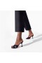 Christian Louboutin Catâri Nicol Este Înapoi 85 mm Negru Crep Satin/satin/lurex
