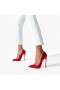 Christian Louboutin Pompa Deci Kate 120mm Loubi/lin Psy Loubi Brevet de vițel