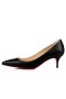 Christian Louboutin Pompe Kate 55 mm Nappa Neagră Strălucitoare