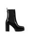 Christian Louboutin Spikita Prada Chelsea Etapa 110 mm Negru din Piele