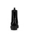 Christian Louboutin Spikita Prada Montezu Lug Plat Black Calf Pantofi