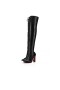Christian Louboutin Tall Boot Anjel 100 mm Black Nappa