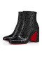 Christian Louboutin Turela Prada 85 mm Black Calf Pantofi