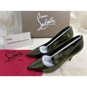 Christian Louboutin Kate Pompa de 100MM Piele Nappa Vertlaine CL Pantofi
