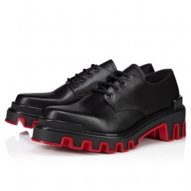 Christian Louboutin Trott Dune De Derbyuri Din Piele De ViÈel Negru