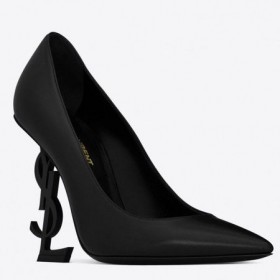 Saint Laurent Opyum 110 Pompe Negru Piele De Miel Saint Laurent Pantofi