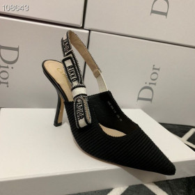 Dior J'ADior Slingback 95mm Pompe Negru Material Tehnic