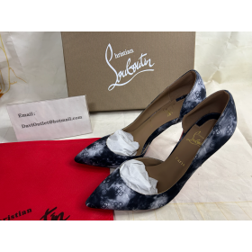 Christian Louboutin Iriza Pompe de 100mm TipÄrite Denim