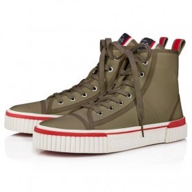 Christian Louboutin Pedro de Înaltă top Adidasi Țesătură Sierra Pantofi Christian Louboutin