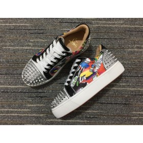 Christian Louboutin Vieirissima 2 Orlato Plat Brevet Sapeur Adidași Multicolor
