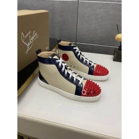 Christian Louboutin Piroane Plat BÄrbaÈi AdidaÈi Din Piele De Brevet Multicolor