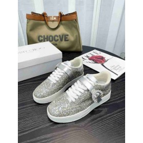 Jimmy Choo Osaka Sneaker De Argint