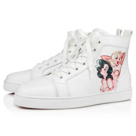 Christian Louboutin High-top Loupin Alb de ViÈel