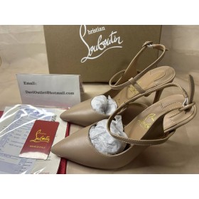 Christian Louboutin Pompe Jenlove 100 mm Nud Copil
