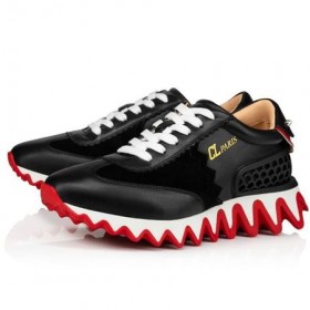Christian Louboutin Adidas Loubishark Donna Plat Negru/loubi Vițel