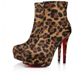 Christian Louboutin Spikita Prada Bianca 120 mm Brun de ViÈel