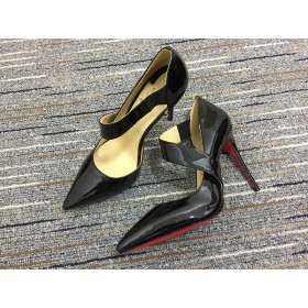 Christian Louboutin Ograde Pumps 100mm Patent Leather Black