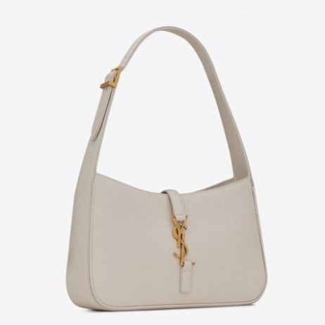 Saint Laurent Le 5 à 7 Hobo, Taška Biela Koža Saint Laurent Tašky