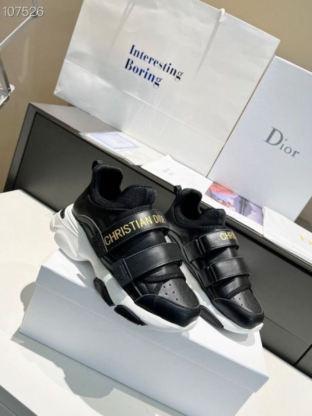 Dior D-BLÚDIŤ Tenisky Čierna Biela Technické Tkaniny Šikmé Tlač