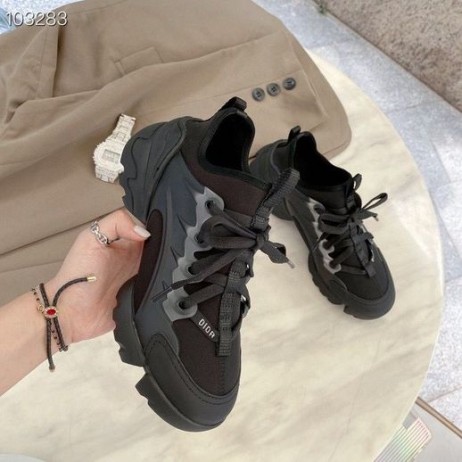 Dior D Pripojiť Obuv Black Technické Textílie