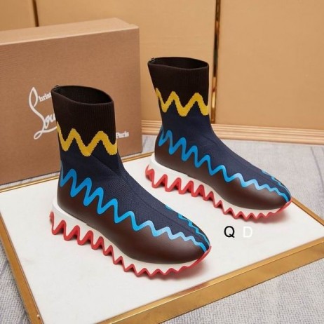 Christian Louboutin Sharky Ponožky, Tenisky Zrastov Oka Multicolor