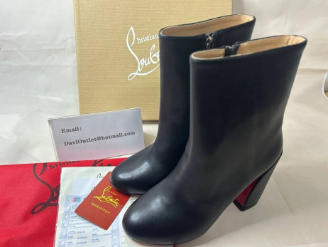 Christian Louboutin Turela 85mm Kožené Členok BootsChristian Louboutin Topánky Obchod