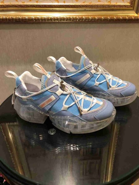 Jimmy Choo Diamond Trail Multicolor Kožené Oka Modrá Sivá