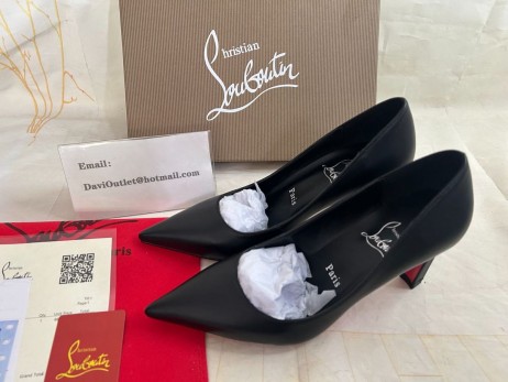 Christian Louboutin Condora 85 Mm Čerpadlá Kožené Čierne Christian Louboutin Topánky