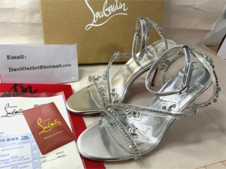 Christian Louboutin Joli Kráľovná Ozdobené Sandále 100mm Christian Louboutin Topánky