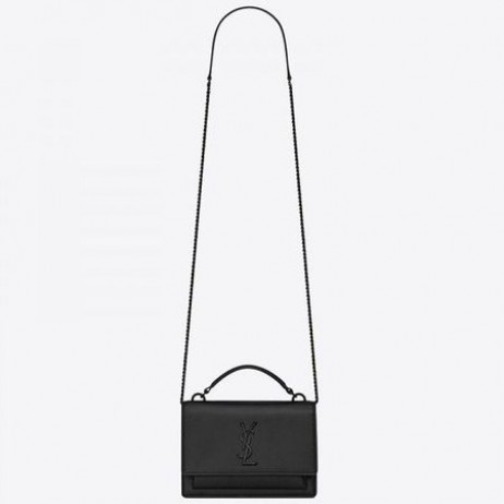 Saint Laurent WOC západ Slnka Reťazca Peňaženky Všetky Black