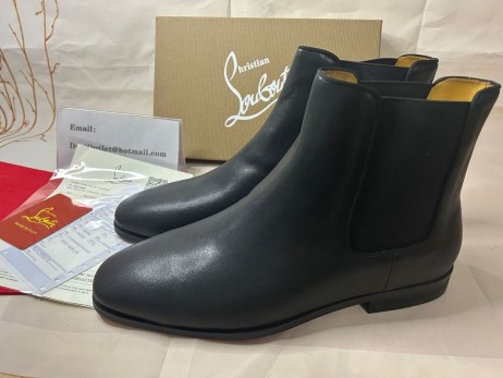 Christian Louboutin Boot Samson Čierna Koža