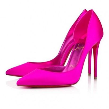 Christian Louboutin Čerpadlá Iriza 100 mm Holly Ružová/lin Holly Ružový Satén