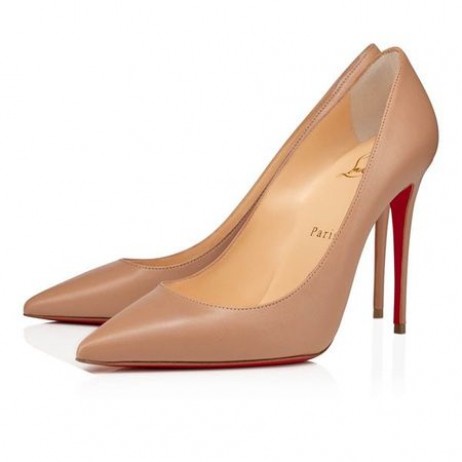 Christian Louboutin Čerpadlá Kate 100 mm Nahé Nappa Lesklý
