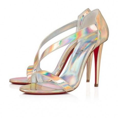 Christian Louboutin Sandál Astridal 100 mm Ab/lin Laser Ab Patent