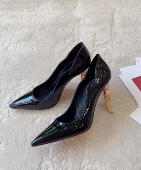 Christian Louboutin Lipchick Pumps 100mm Patent Leather Black