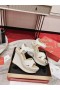 Christian Louboutin Almerio Espadrille Kliny 120mm Plastický Koža Biela