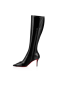 Christian Louboutin Cl V 90. rokoch Botta 80mm Kožené Čierne Christian Louboutin Obchod