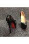 Christian Louboutin Daffodile Platformu Čerpadlá 160mm lakovaná Koža Čierna