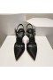 Christian Louboutin Goldina Dážď 100mm Čerpadlá Crystal Pracky Ozdobené Satin Black