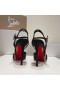 Christian Louboutin Goldina Dážď 100mm Čerpadlá Crystal Pracky Ozdobené Satin Black