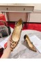 Christian Louboutin Horúce Holka Čerpadlá 100mm Patent a Teľa Vlasy Leopard Tlač Hnedá