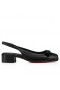 Christian Louboutin Mamaflirt Šatka 30 mm Balerínky Nappa Kože Čierne CL Topánky