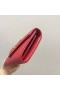 Saint Laurent Veľké Monogram Klapka Peňaženka Red Zrnitá Kože