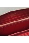 Saint Laurent Monogram Zips Okolo Peňaženka Red Zrnitá Kože