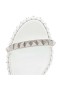 Christian Louboutin 60 mm Bianco/lin Bianco Teľa Kožené Sandále