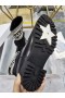 Dior D-Dur Členok Boot Textílie Béžová Čierna Teľacina
